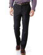 Charles Tyrwhitt Charles Tyrwhitt Grey Extra Slim Fit Stretch Cavalry Twill Pants Size W30 L30