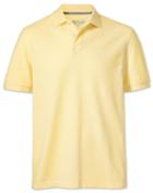 Charles Tyrwhitt Charles Tyrwhitt Light Yellow Pique Cotton Polo Size Large