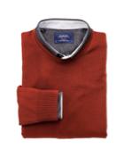 Charles Tyrwhitt Charles Tyrwhitt Burnt Orange Merino Wool Crew Neck Sweater Size Xxl