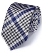 Charles Tyrwhitt Charles Tyrwhitt Royal Silk English Luxury End-on-end Checkered Tie