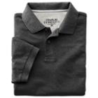 Charles Tyrwhitt Charles Tyrwhitt Charcoal Short Sleeve Classic Fit Pique Polo (l)