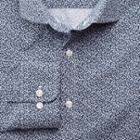 Charles Tyrwhitt Charles Tyrwhitt Classic Fit Navy All Over Spot Print Cotton Dress Shirt Size Small