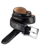 Charles Tyrwhitt Charles Tyrwhitt Black Embossed Croc Formal Belt Size 30-32