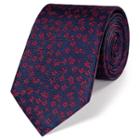 Charles Tyrwhitt Charles Tyrwhitt Classic Navy And Red Floral Tie