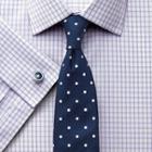 Charles Tyrwhitt Charles Tyrwhitt Classic Fit Grid Check White And Lilac Shirt