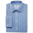 Charles Tyrwhitt Charles Tyrwhitt Blue And Gold Prince Of Wales Check Non-iron Classic Fit Shirt (15 - 33)