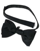  Black Silk Barathea Ready-tied Bow Tie By Charles Tyrwhitt
