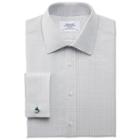 Charles Tyrwhitt Charles Tyrwhitt Grey Prince Of Wales Royal Twill Slim Fit Shirt (14.5 - 32)