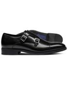  Black Performance Monk Shoes Size 11.5 By Charles Tyrwhitt