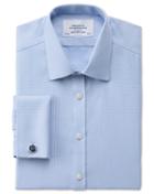 Charles Tyrwhitt Charles Tyrwhitt Extra Slim Fit Non-iron Buckingham Weave Sky Shirt