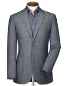 Charles Tyrwhitt Charles Tyrwhitt Classic Fit Chambray Semi-plain Cotton Jacket Size 36