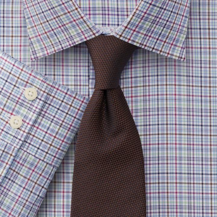 Charles Tyrwhitt Charles Tyrwhitt Slim Fit Jermyn Street Check Sky Shirt