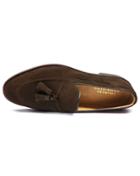 Charles Tyrwhitt Charles Tyrwhitt Brown Keybridge Suede Tassel Loafers Size 11.5