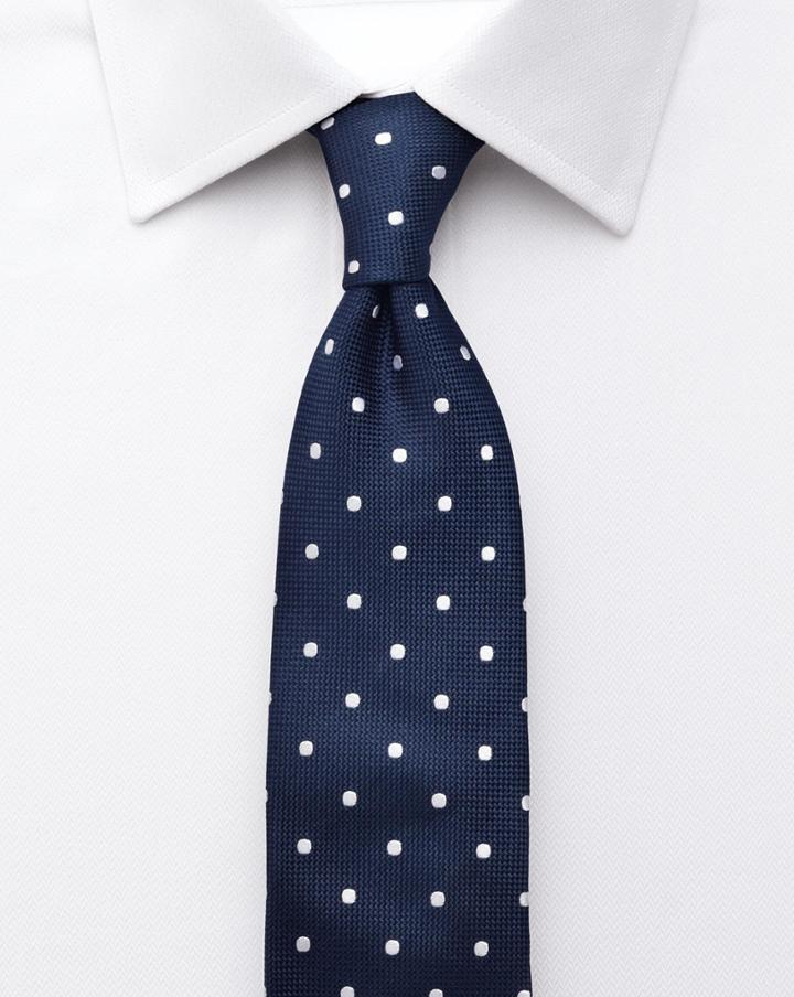 Charles Tyrwhitt Charles Tyrwhitt Classic Fit Small Herringbone White Shirt