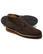 Charles Tyrwhitt Chocolate Suede Lightweight Chukka Boot Size 11 By Charles Tyrwhitt