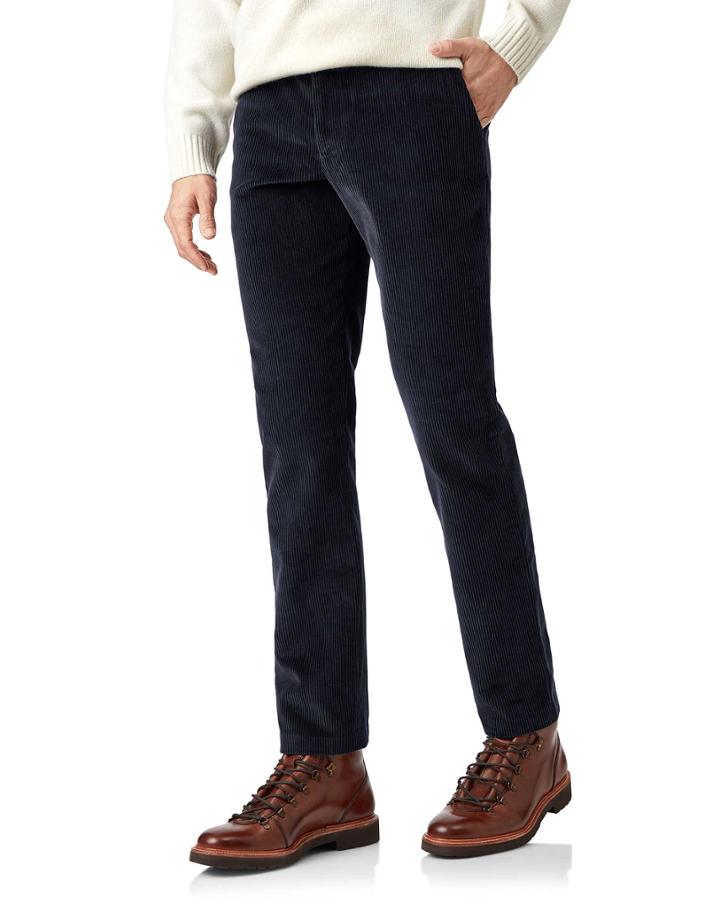  Navy Jumbo Cord Size W30 L32 By Charles Tyrwhitt