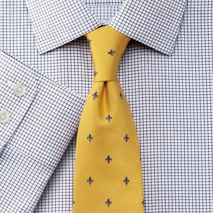 Charles Tyrwhitt Charles Tyrwhitt Slim Fit Non-iron Windsor Check Navy Shirt