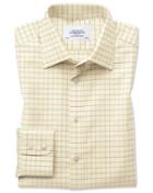 Charles Tyrwhitt Slim Fit Country Check Multi Cotton Dress Casual Shirt Single Cuff Size 14.5/33 By Charles Tyrwhitt
