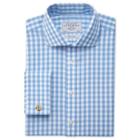 Charles Tyrwhitt Charles Tyrwhitt Sky Gingham Check Non-iron Slim Fit Shirt (14.5 - 33)