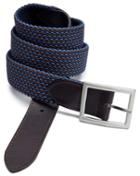  Navy Reversible Casual Stretch Belt Size 32 By Charles Tyrwhitt