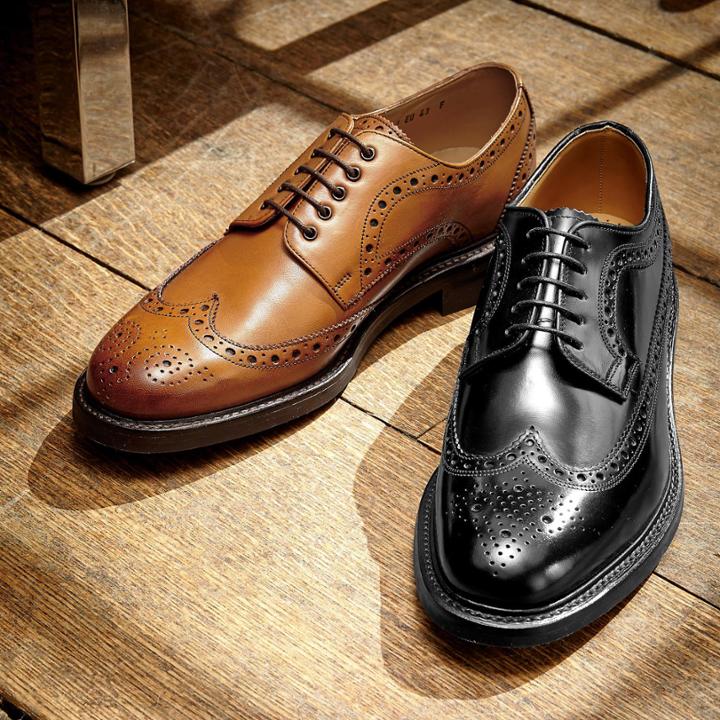 Charles Tyrwhitt Charles Tyrwhitt Black Paddington Wingtip Brogue Derby Shoes