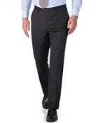 Charles Tyrwhitt Charles Tyrwhitt Charcoal Slim Fit End-on-end Business Suit Wool Pants Size W32 L32