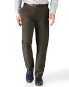 Charles Tyrwhitt Charles Tyrwhitt Brown Classic Fit Prince Of Wales Check Stretch Cotton Tailored Pants Size W32 L32
