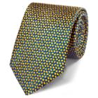 Charles Tyrwhitt Charles Tyrwhitt Luxury Gold Mini Paisley Tie