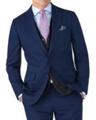 Charles Tyrwhitt Royal Slim Fit Crepe Business Suit Wool Jacket Size 40 By Charles Tyrwhitt