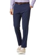 Navy Slim Fit Step Weave Suit Wool Pants Size W40 L38 By Charles Tyrwhitt