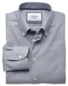 Charles Tyrwhitt Charles Tyrwhitt Slim Fit Button-down Collar Non-iron Business Casual Navy Shirt