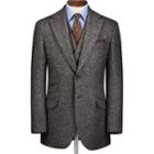 Charles Tyrwhitt Charles Tyrwhitt Grey Slim Fit Donegal Tweed Wool Jacket Size 36