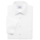 Charles Tyrwhitt Charles Tyrwhitt White Poplin Non-iron Short Sleeve Slim Fit Shirt (15)