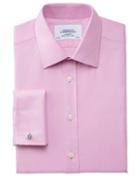 Charles Tyrwhitt Charles Tyrwhitt Classic Fit Egyptian Cotton Cavalry Twill Pink Dress Shirt Size 16/38