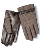 Charles Tyrwhitt Charles Tyrwhitt Brown Tweed Gloves Size Large