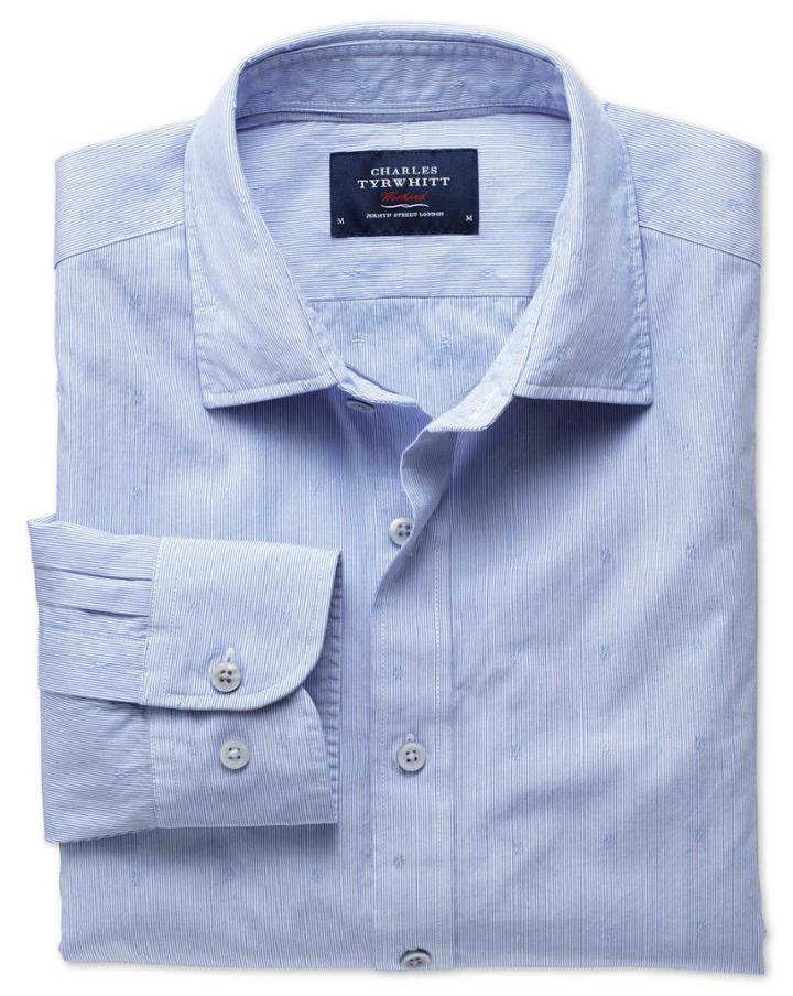 Charles Tyrwhitt Charles Tyrwhitt Extra Slim Fit Sky Poplin Shirt