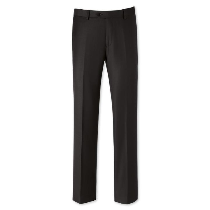 Charles Tyrwhitt Charles Tyrwhitt Black Clarendon Twill Slim Fit Business Suit Pants (30w X 38l Unfinished)