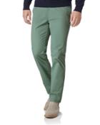  Light Green Extra Slim Fit Stretch Cotton Chino Pants Size W30 L32 By Charles Tyrwhitt