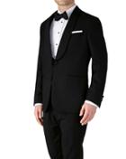 Charles Tyrwhitt Black Slim Fit Shawl Collar Tuxedo Wool Jacket Size 44 By Charles Tyrwhitt