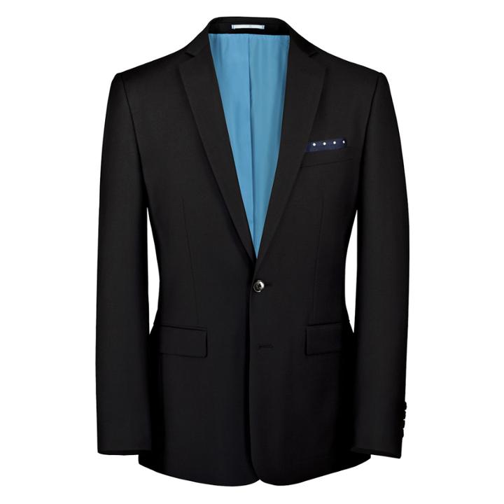 Charles Tyrwhitt Charles Tyrwhitt Black Clarendon Twill Slim Fit Business Suit Jacket (36 Regular)