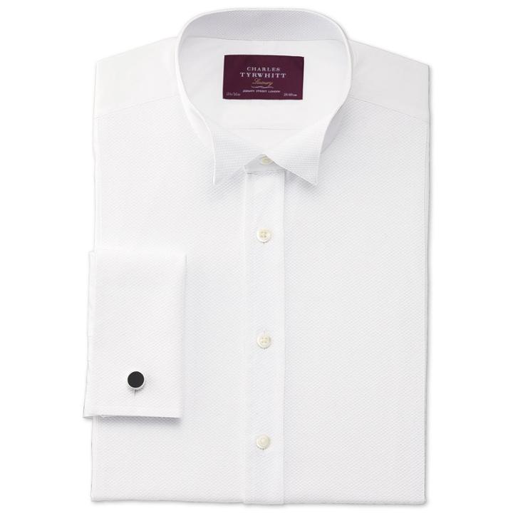 Charles Tyrwhitt Charles Tyrwhitt Extra Slim Fit Wing Collar Marcella Bib Front Evening Shirt
