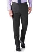 Charles Tyrwhitt Charles Tyrwhitt Charcoal Slim Fit British Panama Luxury Suit Trousers