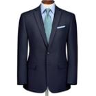 Charles Tyrwhitt Charles Tyrwhitt Navy Slim Fit Crowsfoot Business Suit Wool Jacket Size 44