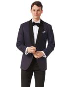  Aubergine Slim Fit Tuxedo Wool Jacket Size 36 By Charles Tyrwhitt
