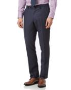  Airforce Blue Slim Fit Flannel Business Suit Wool Pants Size W32 L38 By Charles Tyrwhitt