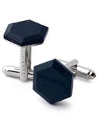  Blue Gold Stone Hexagon Luxury Cufflinks By Charles Tyrwhitt