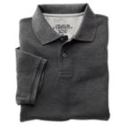 Charles Tyrwhitt Charles Tyrwhitt Charcoal Short Sleeve Slim Fit Pique Polo (l)