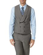  Grey Adjustable Fit Italian Wool Luxury Suit Viscose Vest Size W36 By Charles Tyrwhitt
