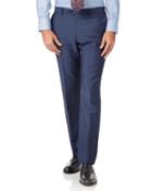  Blue Slim Fit Italian Wool Luxury Suit Pants Size W32 L34 By Charles Tyrwhitt