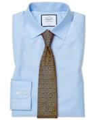  Slim Fit Sky Blue Non-iron Twill Cotton Dress Shirt By Charles Tyrwhitt